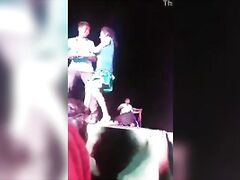 1~ Boob show in record dance