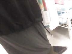 Shoe Fetish - Foot Following Fatty Muslima in Huge Pointy Flats